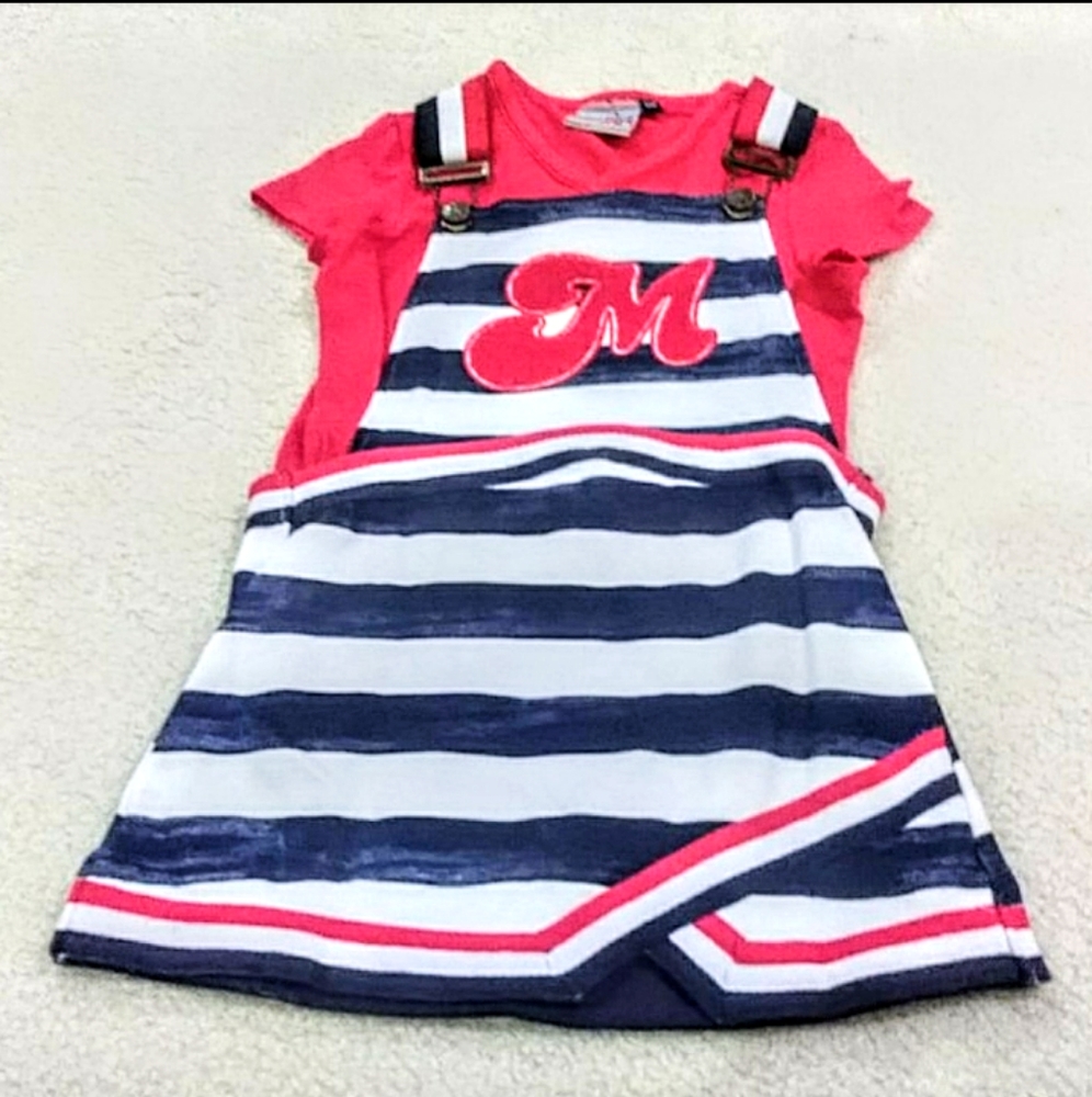 NWOT Overall Dress Matching Set